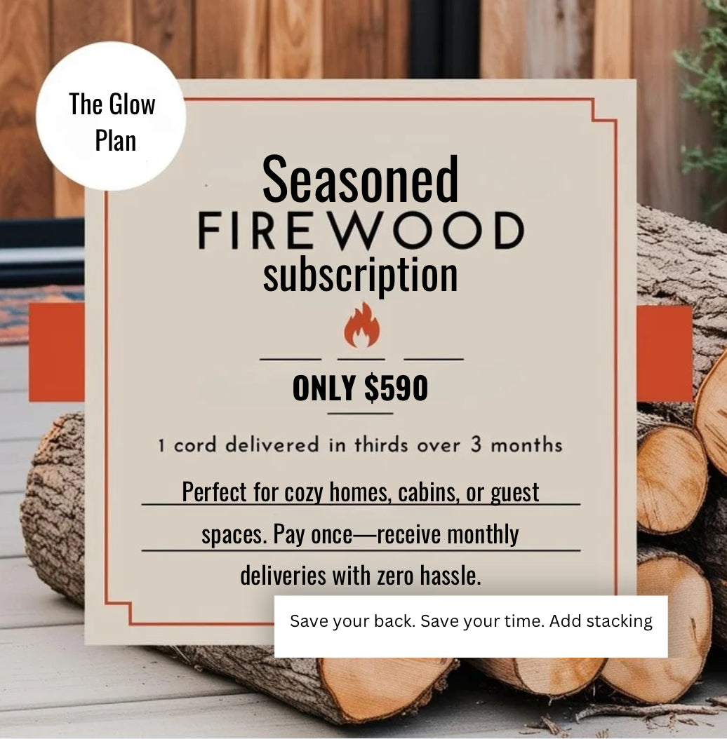 Seasoned Firewood 3 Month Subscription – Delivered Monthly
