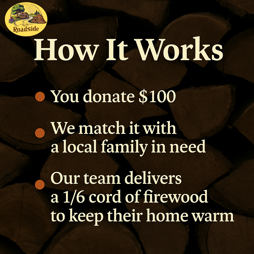 Gift a 1/6 Cord: Community Firewood Donation