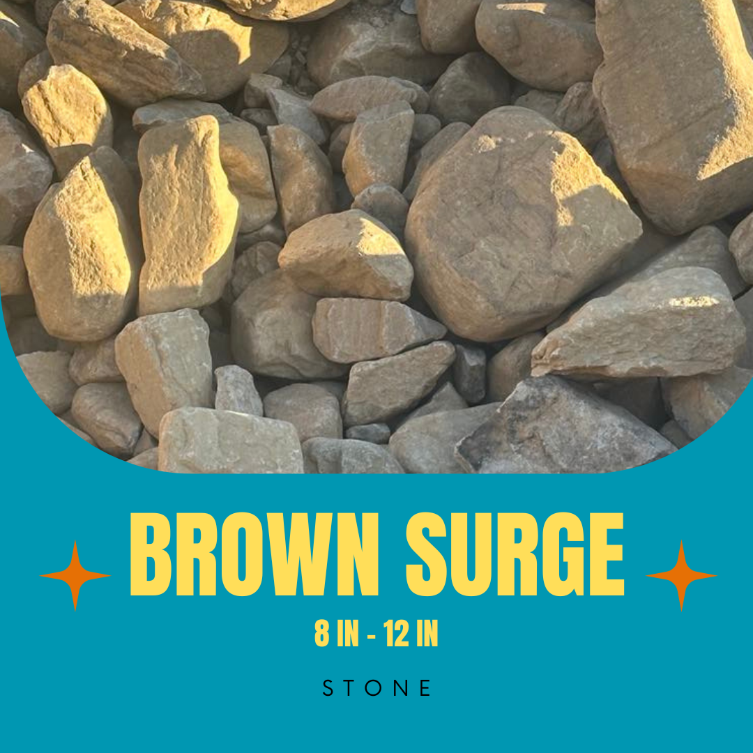 Brown Surge Stone (8-12 in)