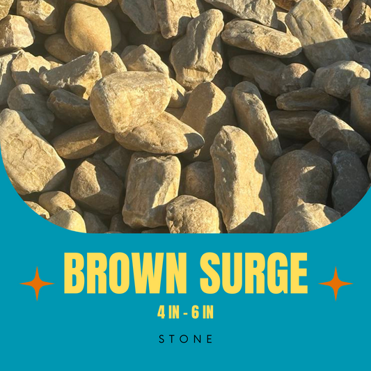 Brown Surge Stone (4-6 in)