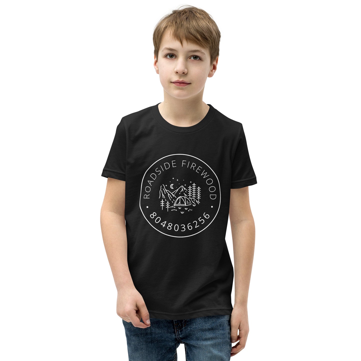 Roadside Firewood Youth Short Sleeve T-Shirt